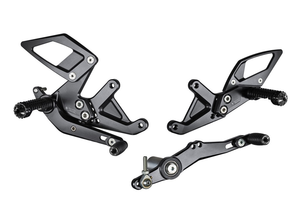 Bonamici Racing Aluminium Rearsets for the BMW S1000R 2017-2018 Bonamici Racing Aluminium Rearsets for the BMW S1000R 2017-2018